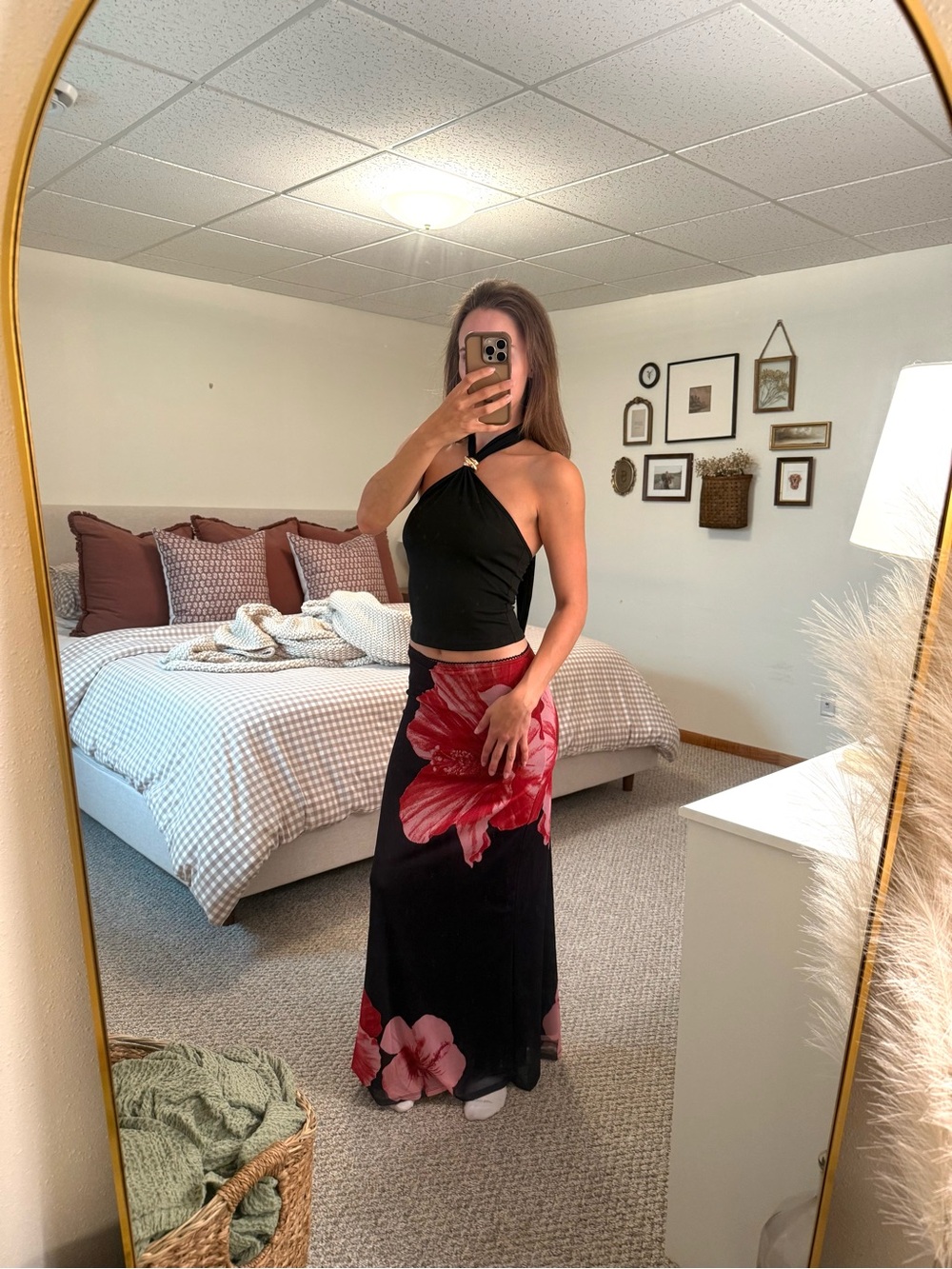 Floral Maxi Skirt